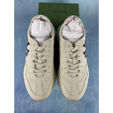 Gucci Rhyton Leather Sneaker NY Yankees 548638 DRW00 9022 White/Black Mens Womens Shoes