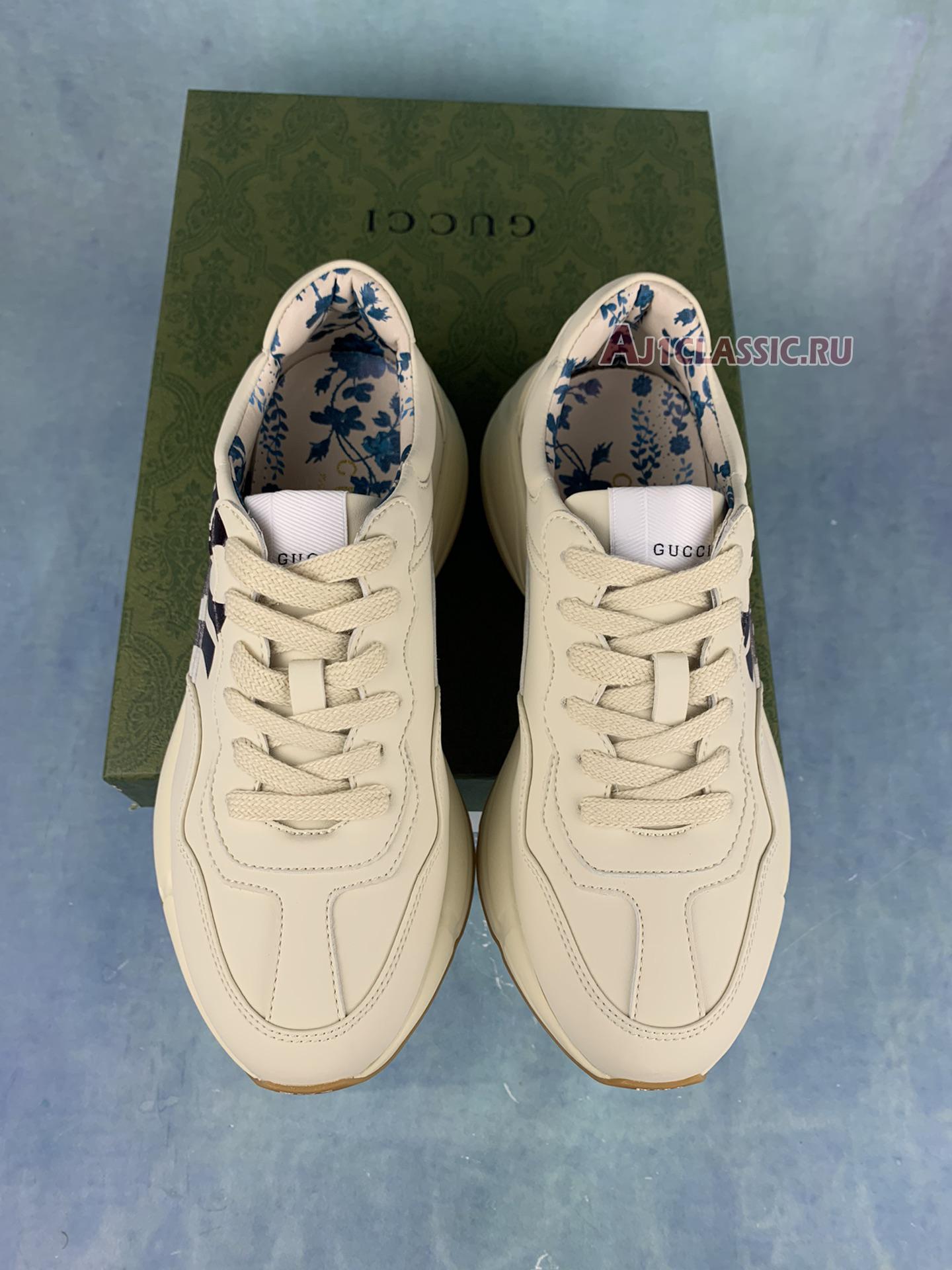 New Gucci Rhyton "NY Yankees - Mystic White" 551512 DRW00 9022 Shoes