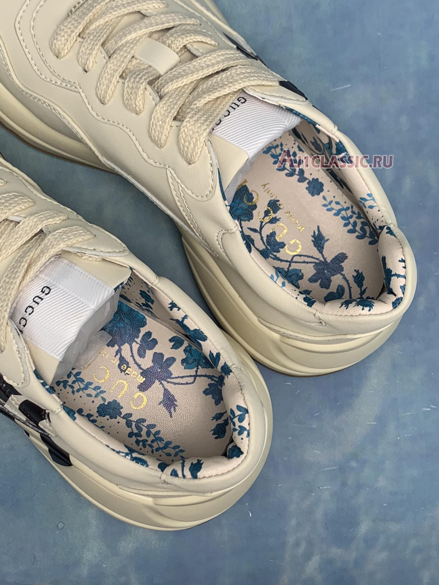 New Gucci Rhyton "NY Yankees - Mystic White" 551512 DRW00 9022 Shoes