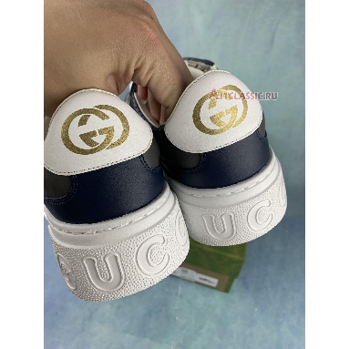 Gucci GG Embossed Sneaker Beige Blue 669582 UPGB0 4273 Beige/Blue Sneakers