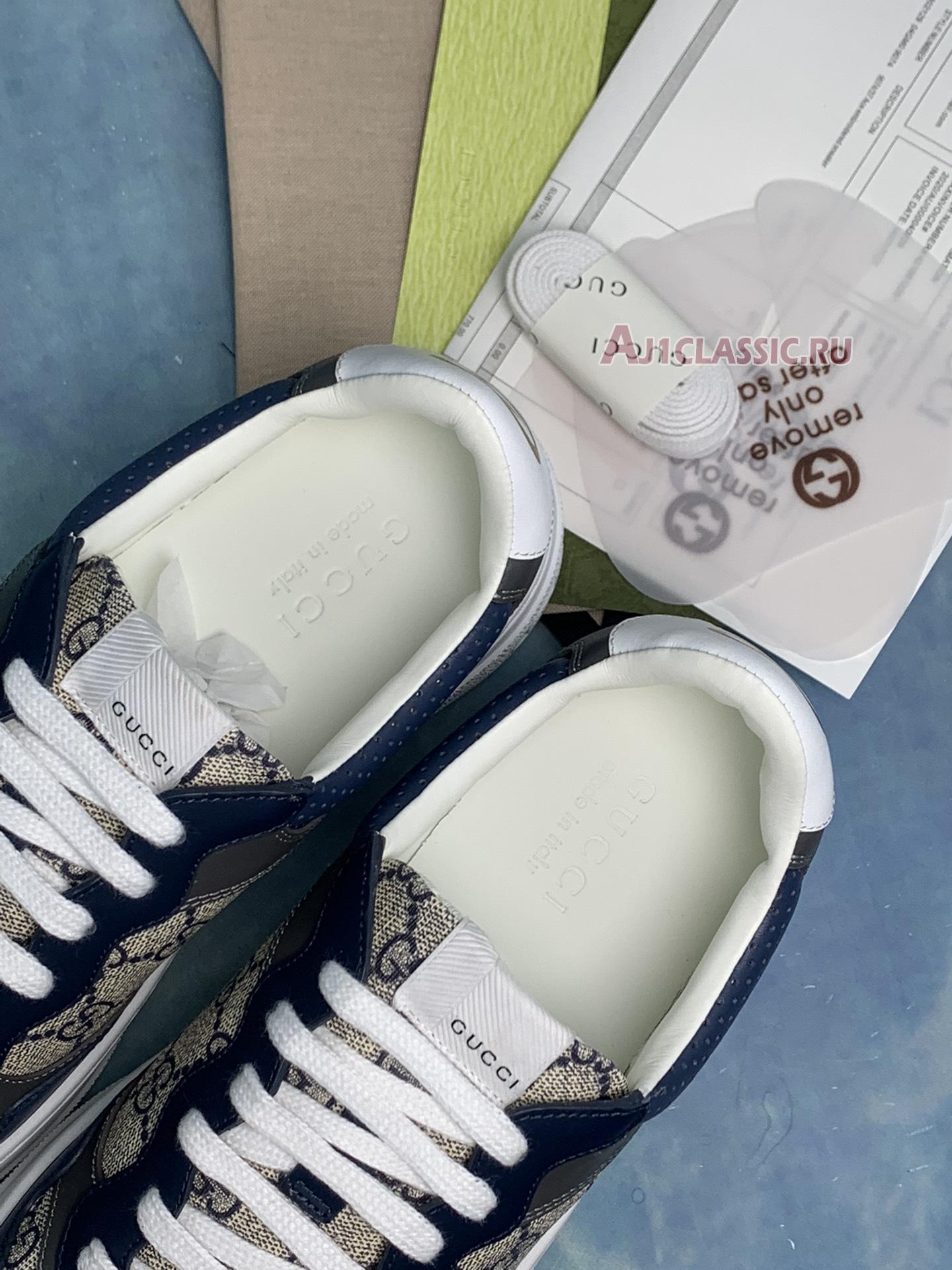 Gucci GG Embossed Sneaker "Beige Blue" 669582 UPGB0 4273