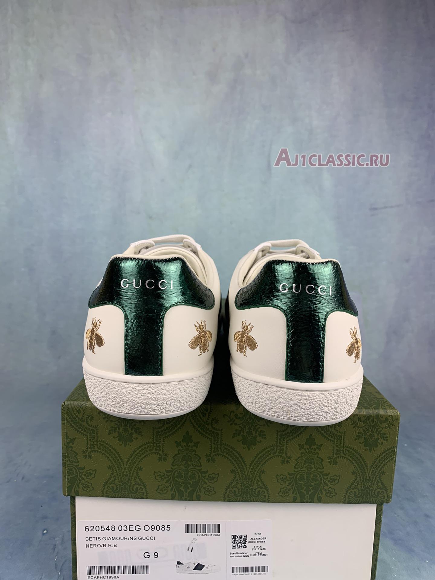 Gucci Ace Embroidered "Bees and Stars" 386750 A38F0 9073