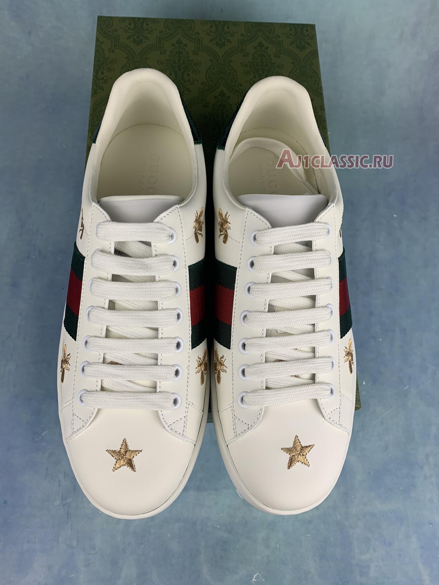 Gucci Ace Embroidered "Bees and Stars" 386750 A38F0 9073