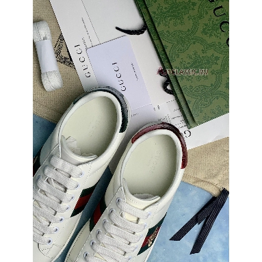 Gucci Ace Embroidered Bee 429446 02JP0 9064 White/Green/Red Mens Womens Shoes