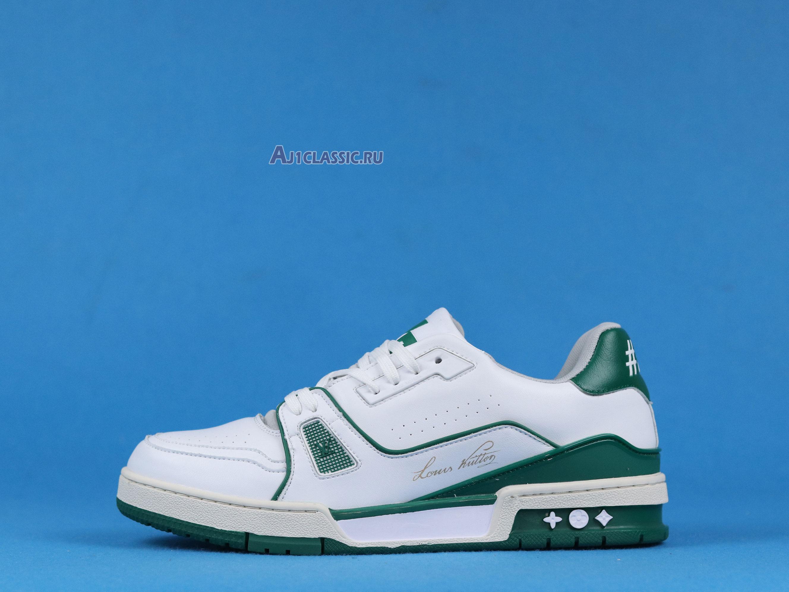 Louis Vuitton LV Trainer Sneaker Low "White Green" A54HS