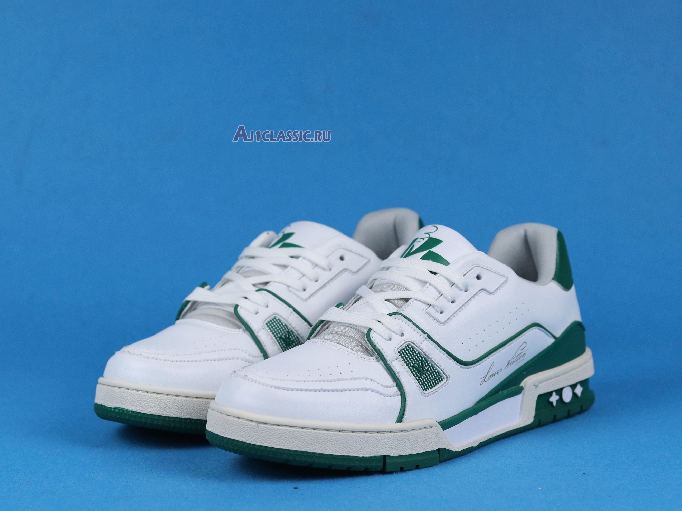 Louis Vuitton LV Trainer Sneaker Low "White Green" A54HS