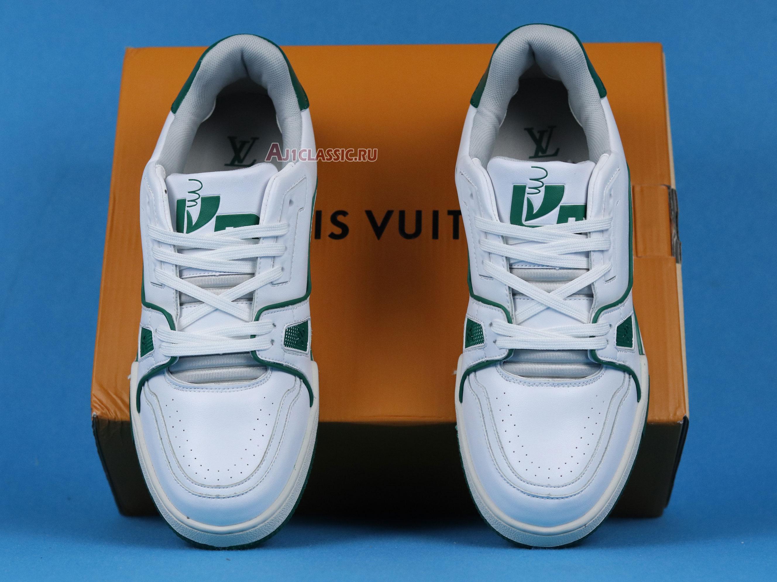 Louis Vuitton LV Trainer Sneaker Low "White Green" A54HS