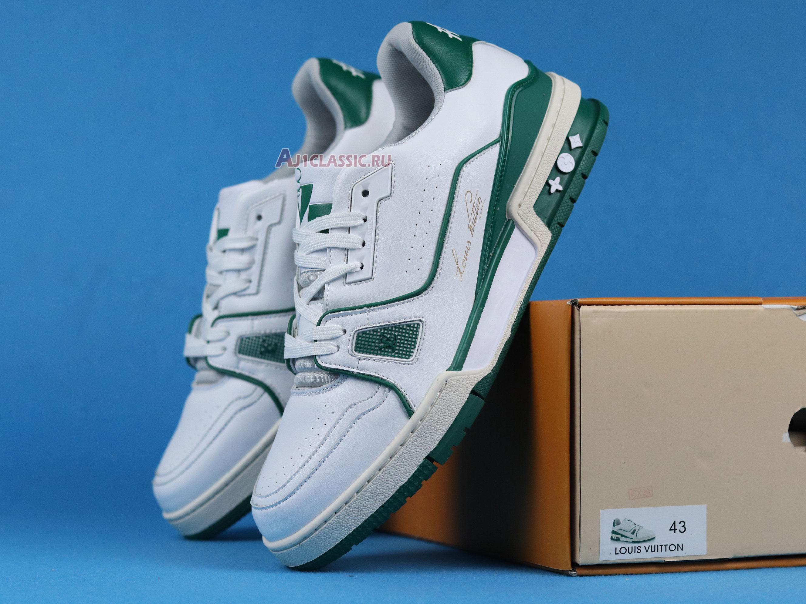 Louis Vuitton LV Trainer Sneaker Low "White Green" A54HS