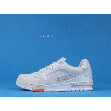 Louis Vuitton LV Trainer Sneaker Low Pale Grey 1A5A0P Pale Grey/Nuage White Mens Womens Shoes