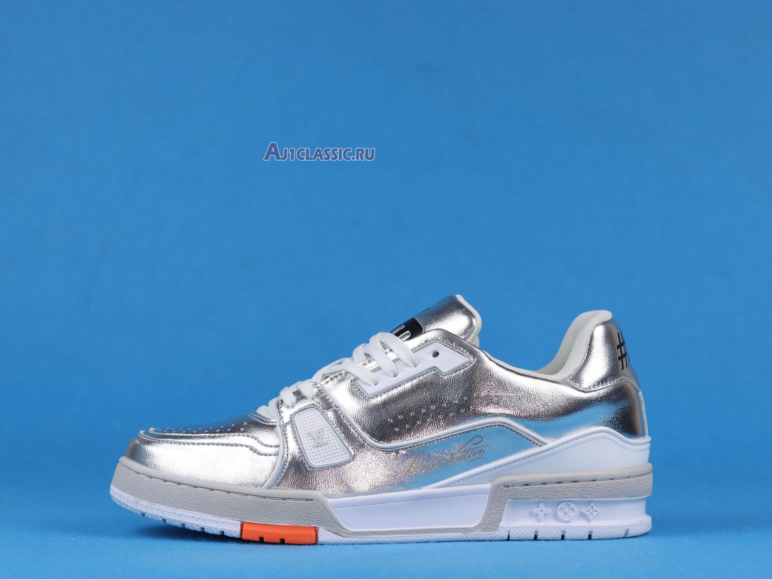 Louis Vuitton LV Trainer Sneaker Low "Silver White" 1A8KGO