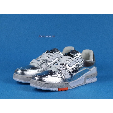 Louis Vuitton LV Trainer Sneaker Low Silver White 1A8KGO Silver/White Sneakers