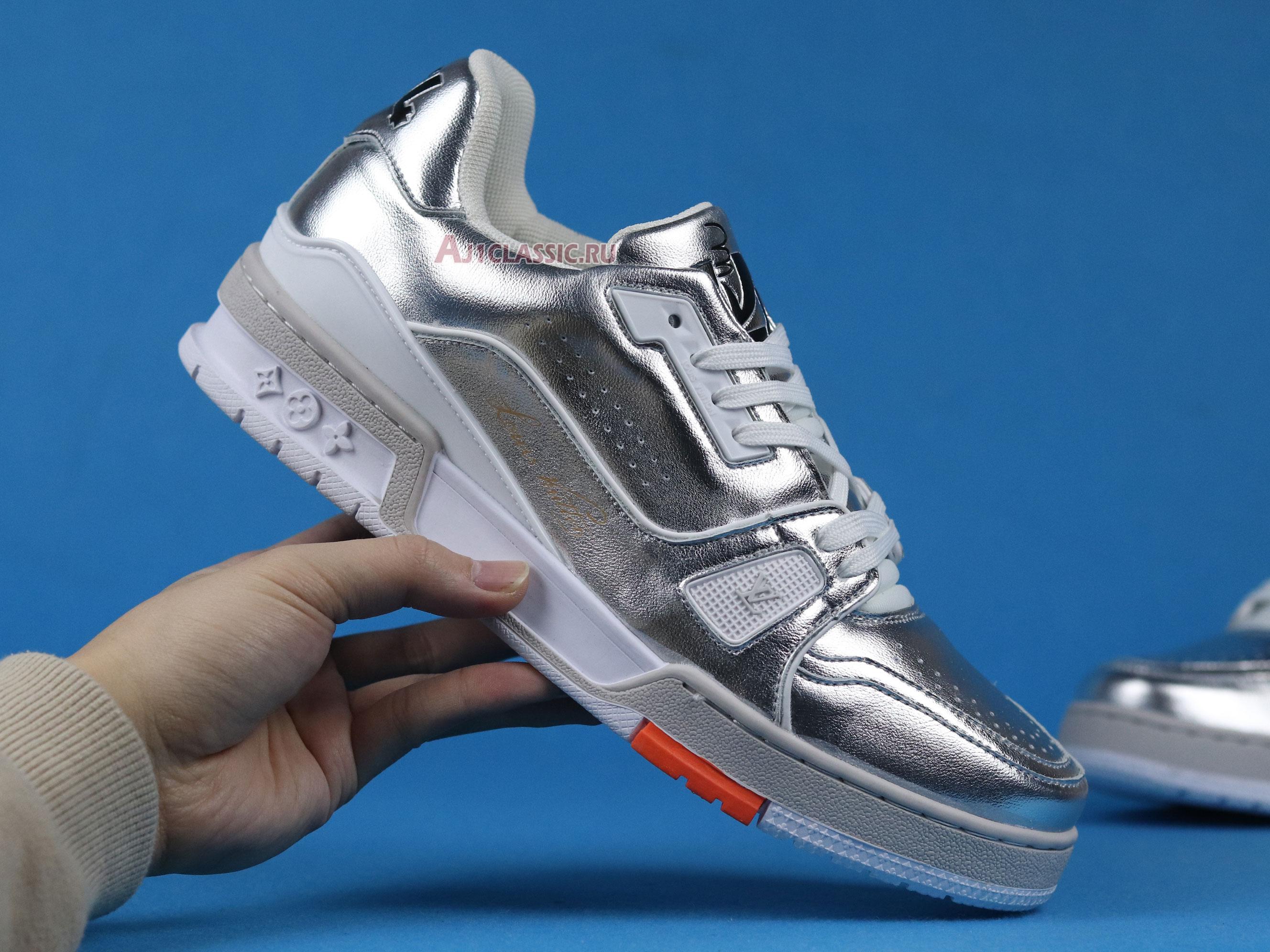 Louis Vuitton LV Trainer Sneaker Low "Silver White" 1A8KGO