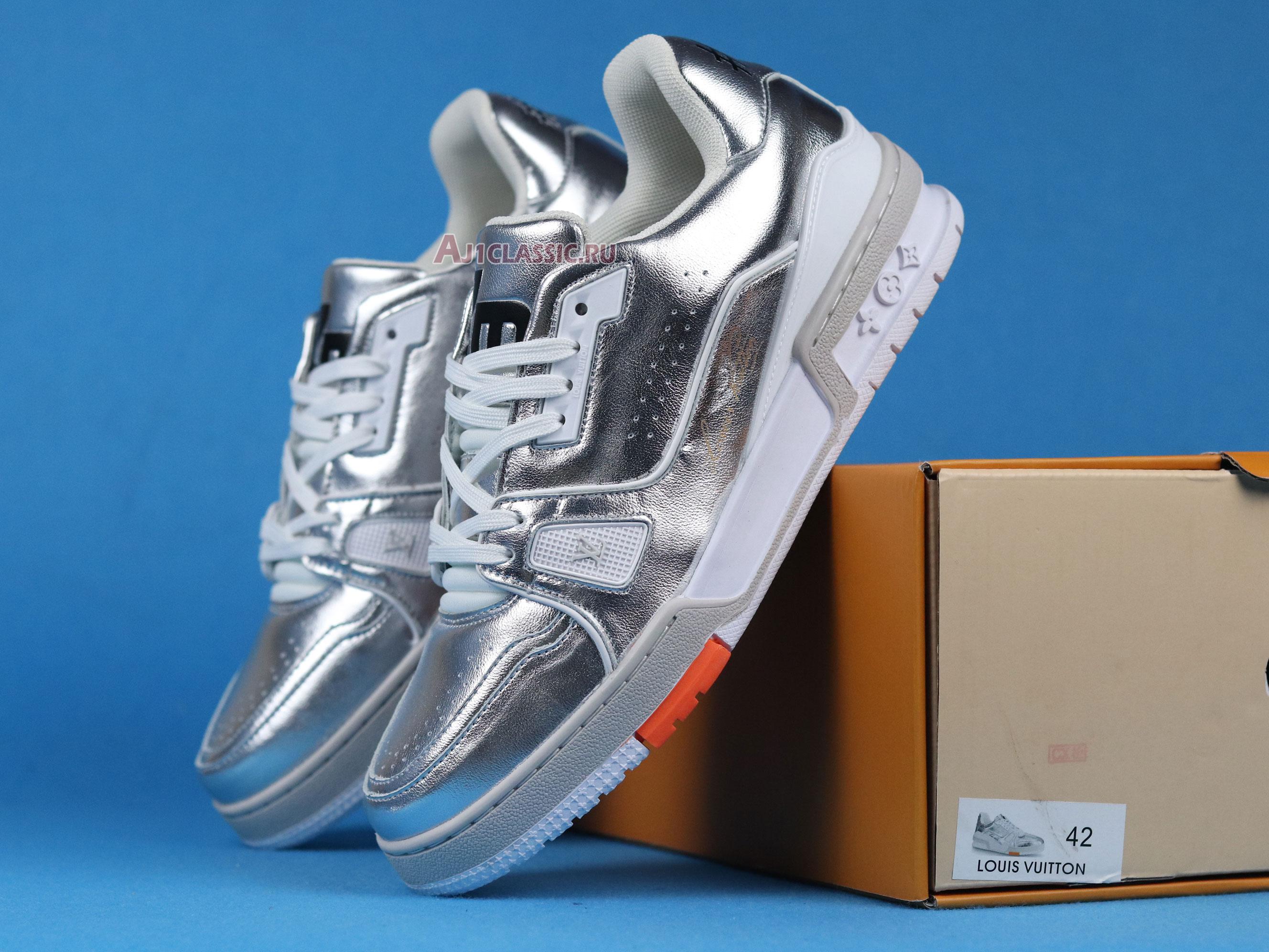 Louis Vuitton LV Trainer Sneaker Low "Silver White" 1A8KGO