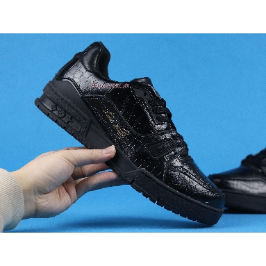 Louis Vuitton LV Trainer Low Black 1A5EP0 Black/Black Sneakers