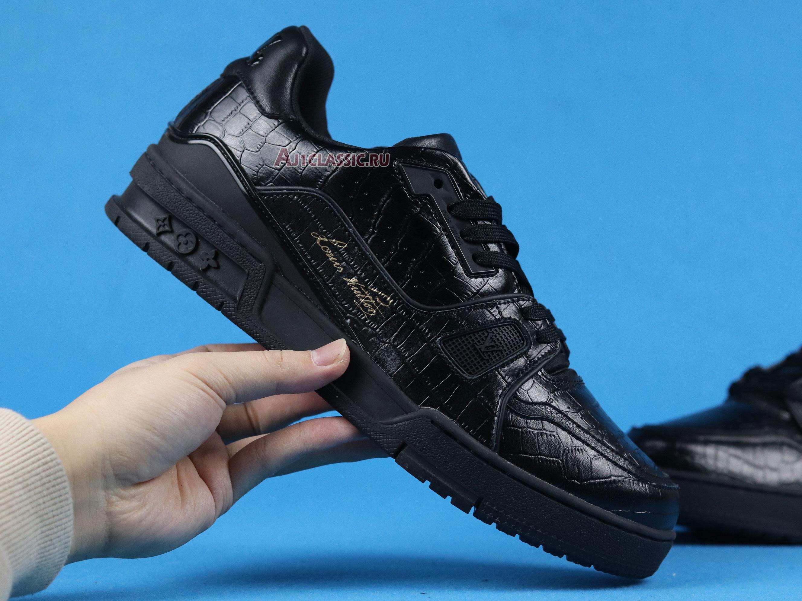 Louis Vuitton LV Trainer Low "Black" 1A5EP0