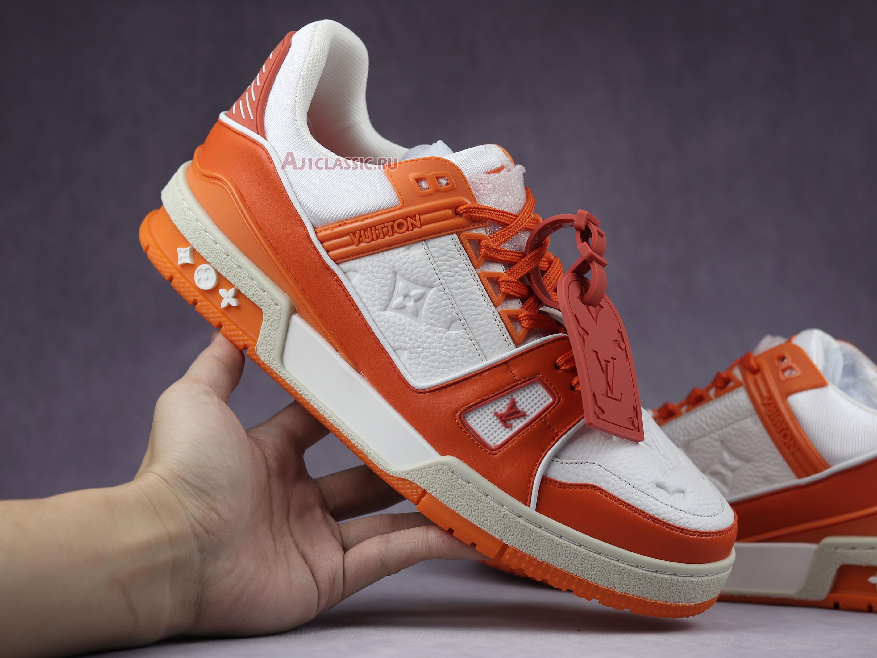 Louis Vuitton Trainer Low "Orange Monogram" 1A811Y