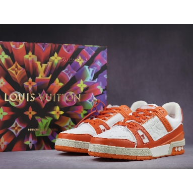 Louis Vuitton Trainer Low Orange Monogram 1A811Y Orange/White Sneakers