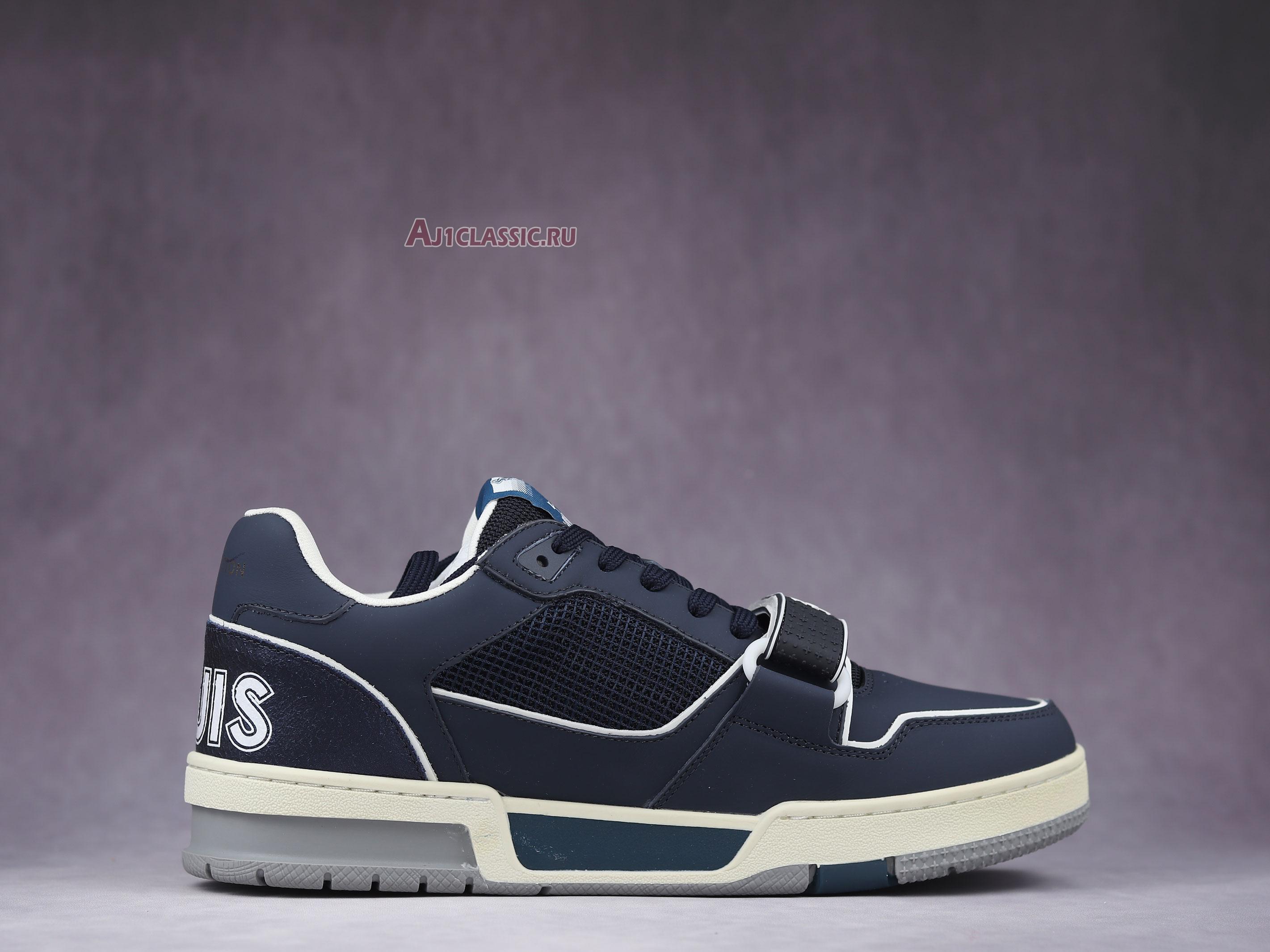 Louis Vuitton Trainer Low "Navy White" 1A9DEG