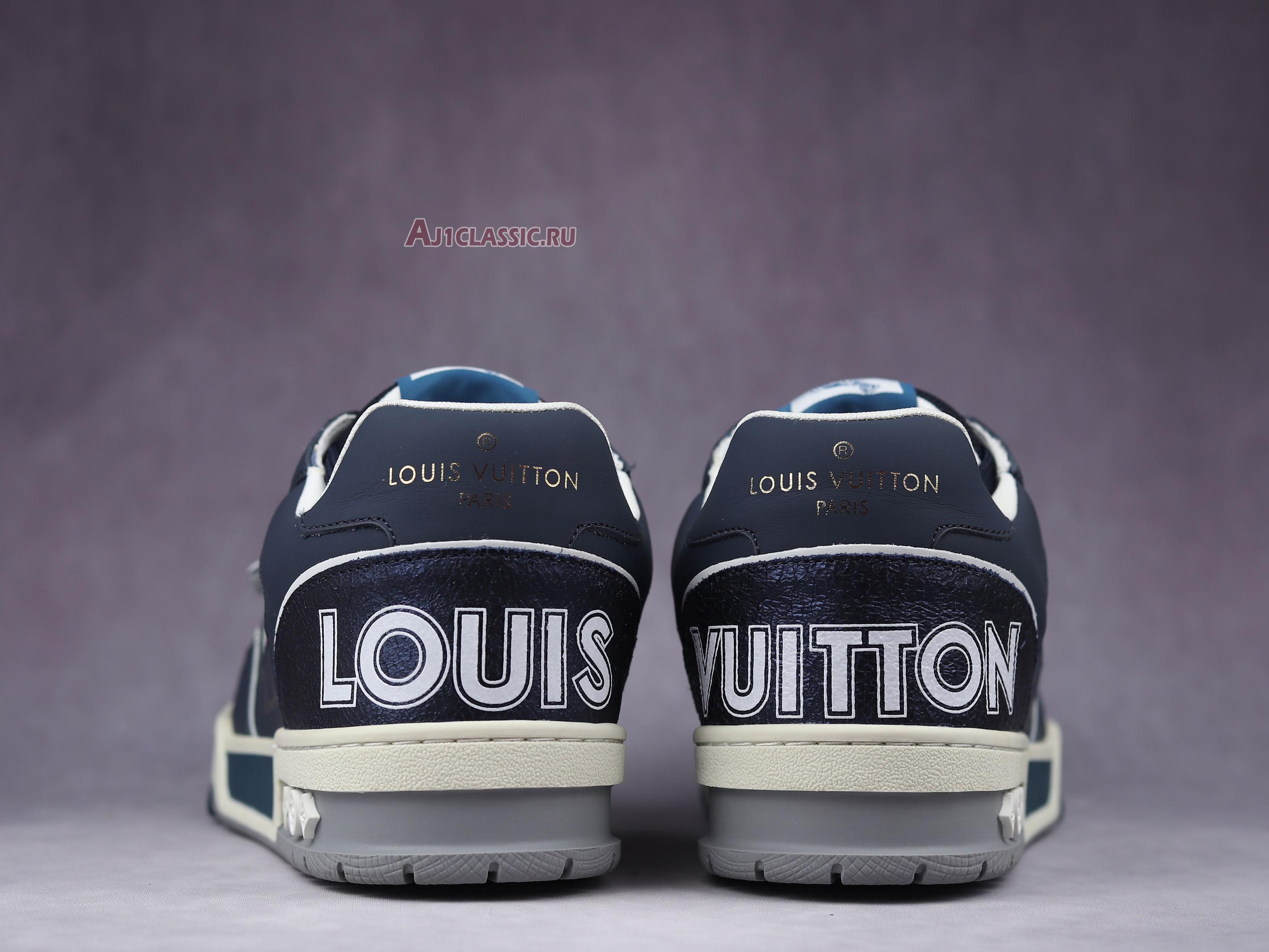 Louis Vuitton Trainer Low "Navy White" 1A9DEG