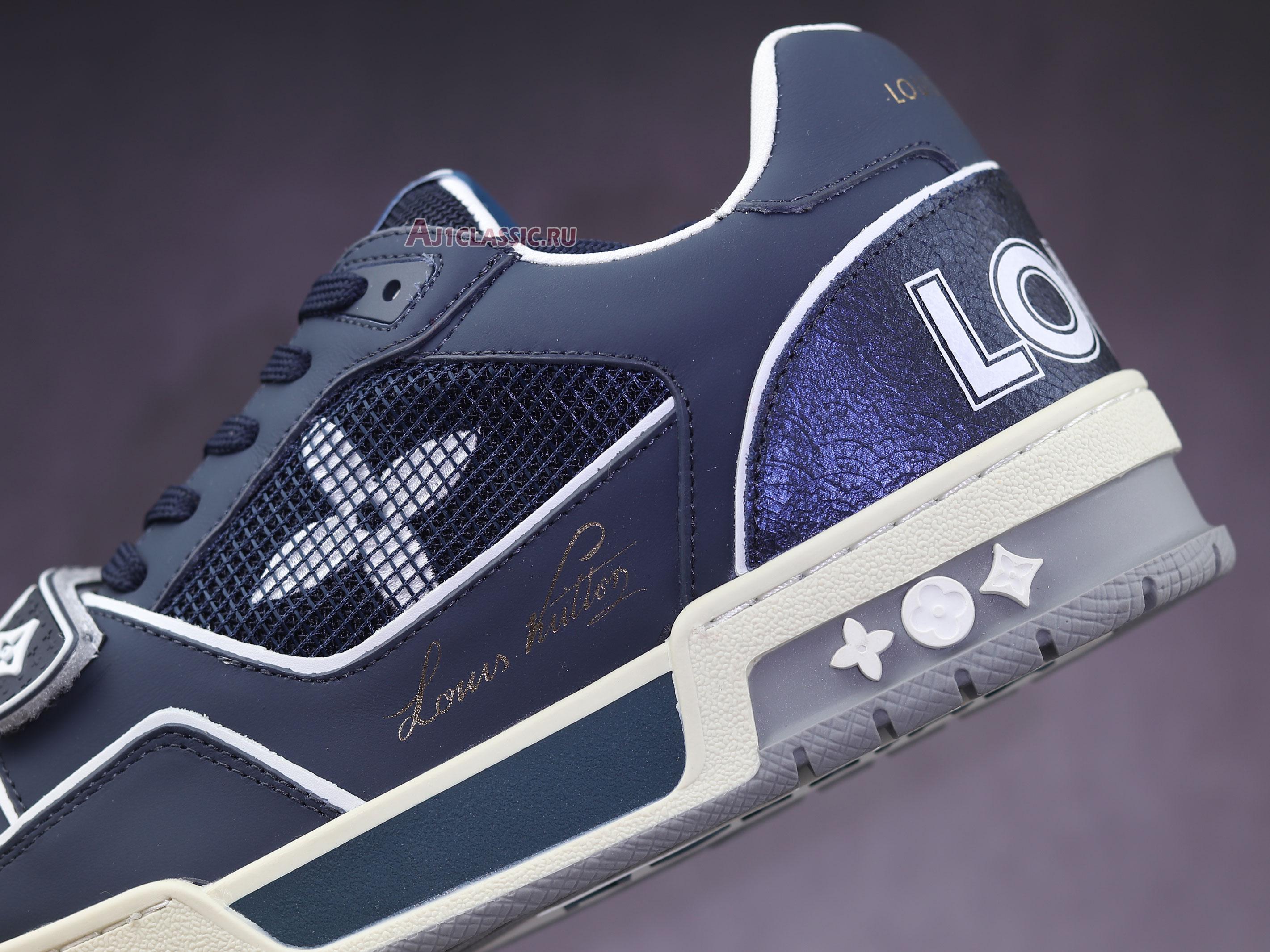 Louis Vuitton Trainer Low "Navy White" 1A9DEG