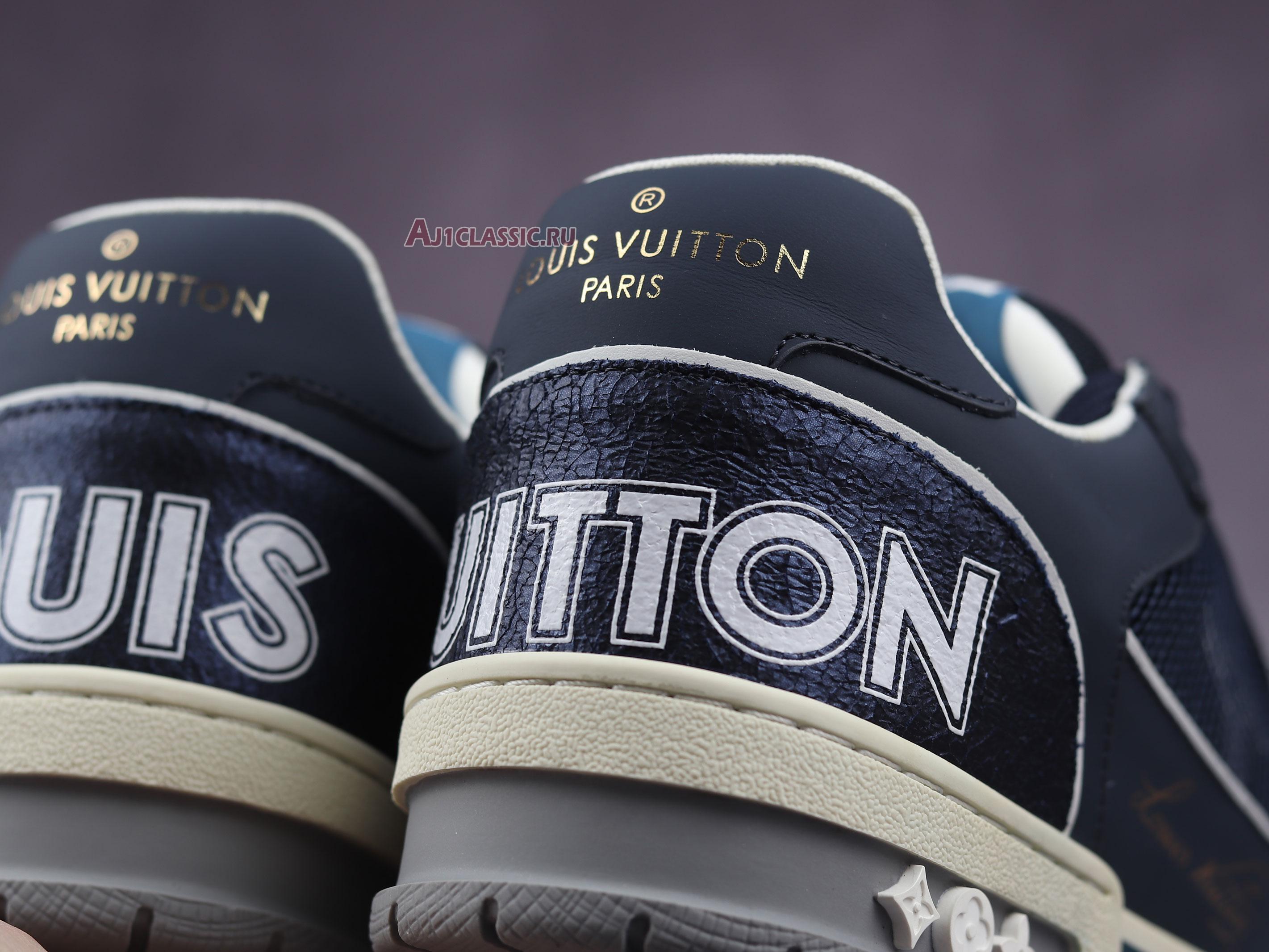 Louis Vuitton Trainer Low "Navy White" 1A9DEG