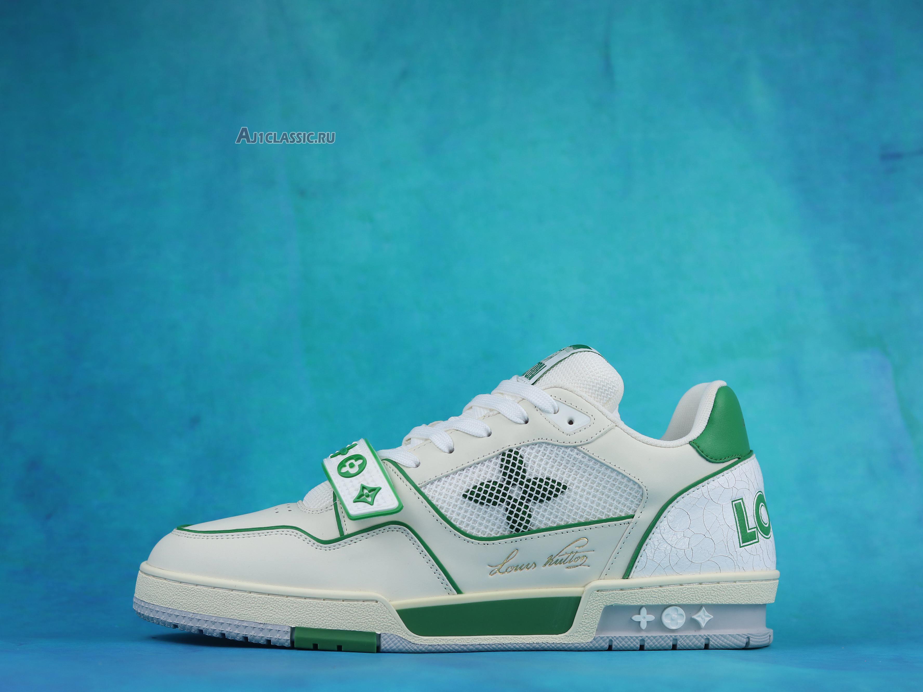 Louis Vuitton Trainer Low "Green Mesh" 1A98V1