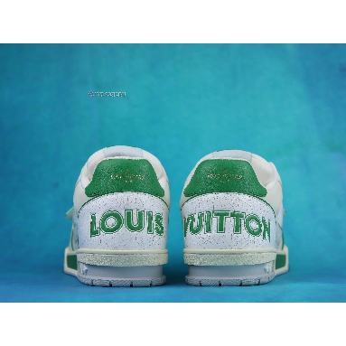 Louis Vuitton Trainer Low Green Mesh 1A98V1 White/Green Sneakers