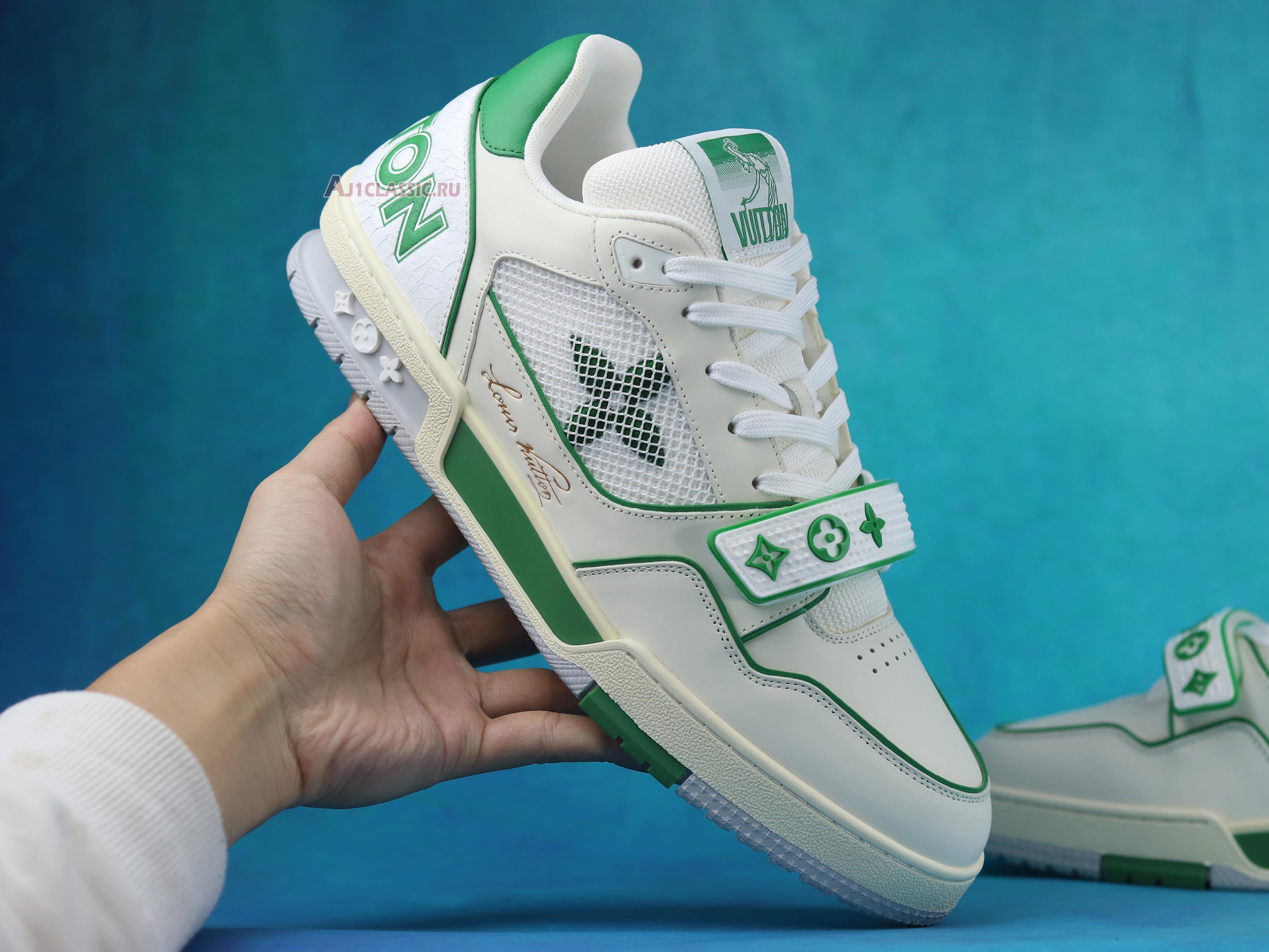 Louis Vuitton Trainer Low "Green Mesh" 1A98V1