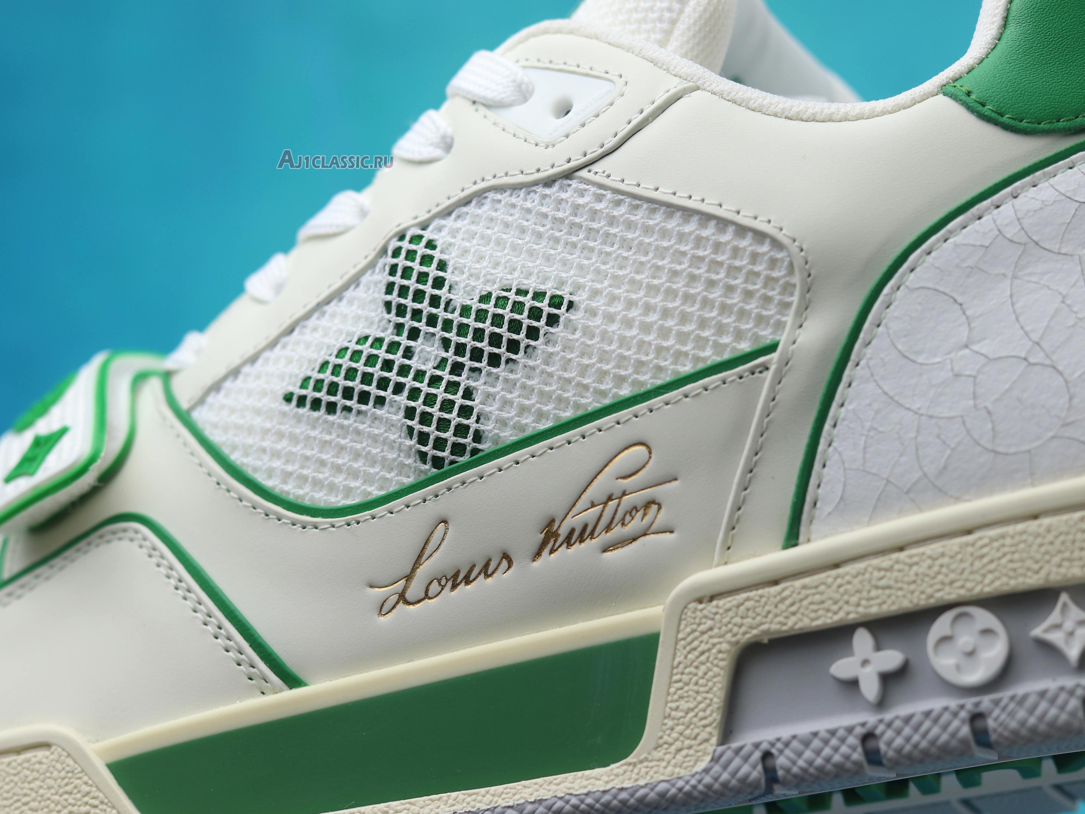 Louis Vuitton Trainer Low "Green Mesh" 1A98V1