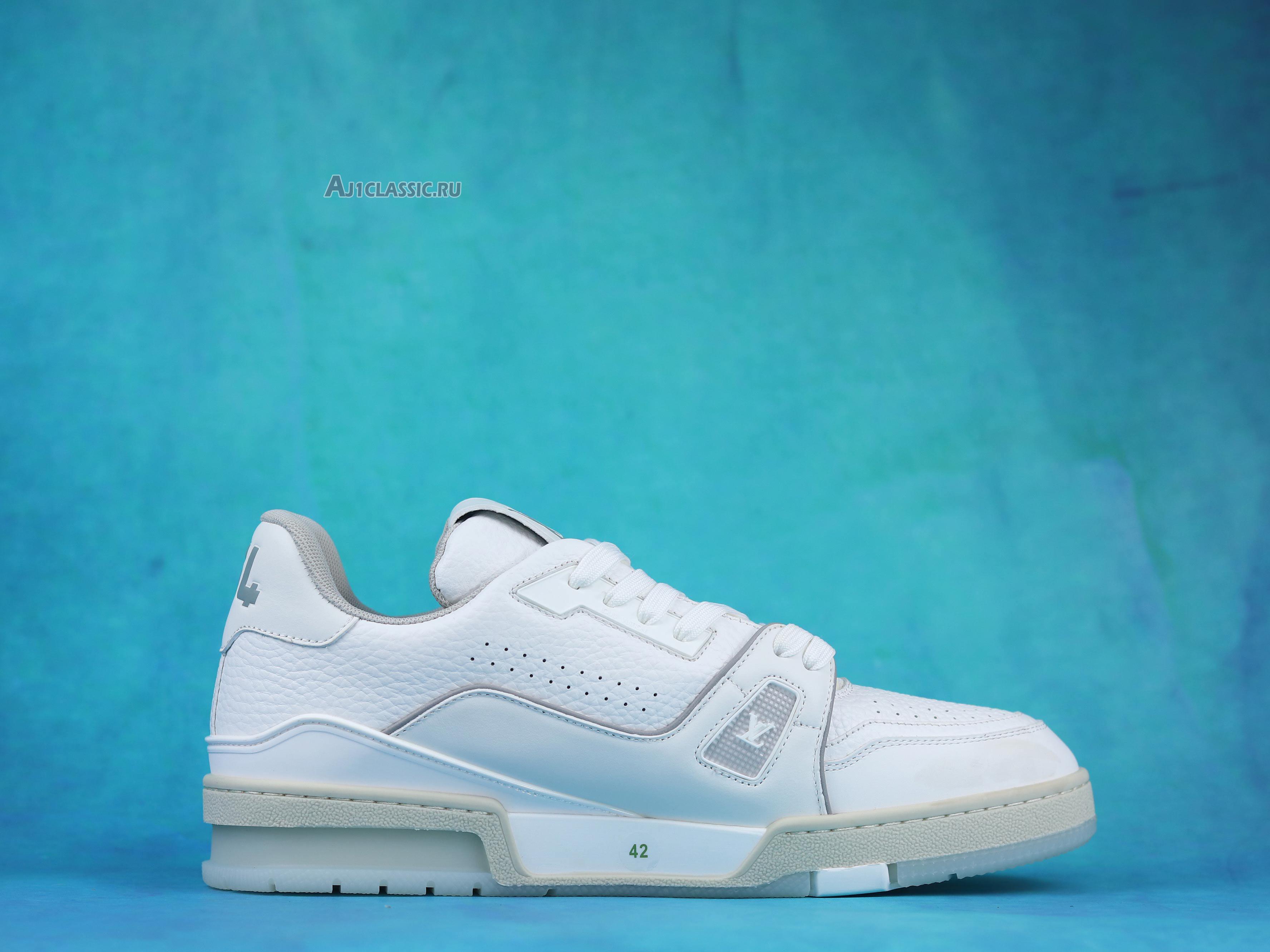 Louis Vuitton Trainer Low "White Grey" 1A8WB9