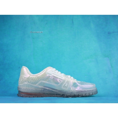 Louis Vuitton Trainer Low Transparent 1A5YQX White/White Mens Womens Shoes