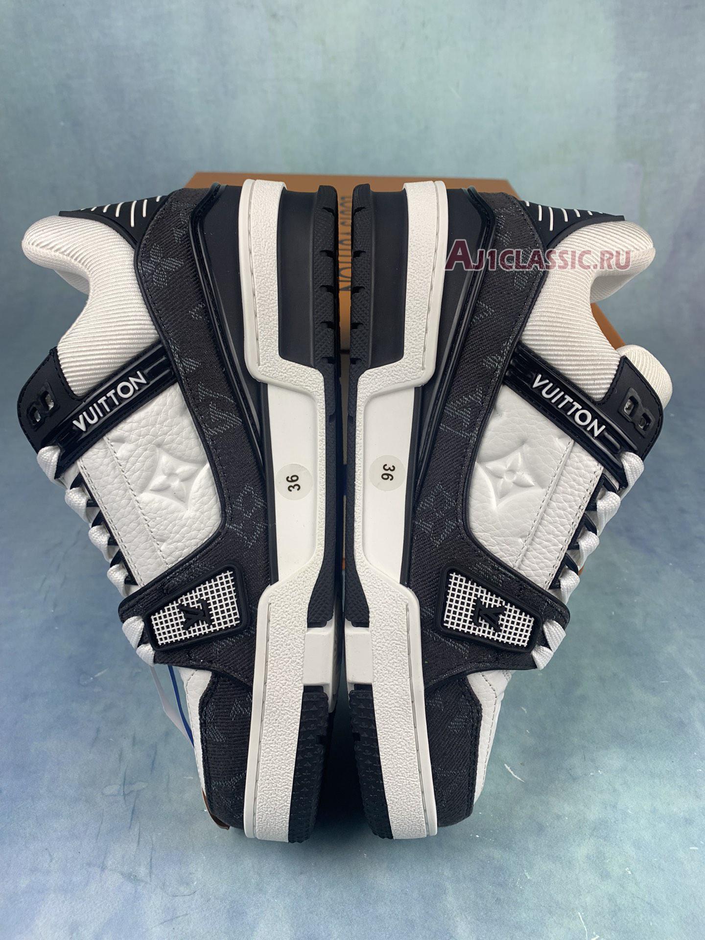 New Louis Vuitton Trainer Low "White Black" 1A9JGB Shoes