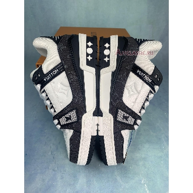 Louis Vuitton Trainer Low White Black 1A9JGB White/Black/White Sneakers