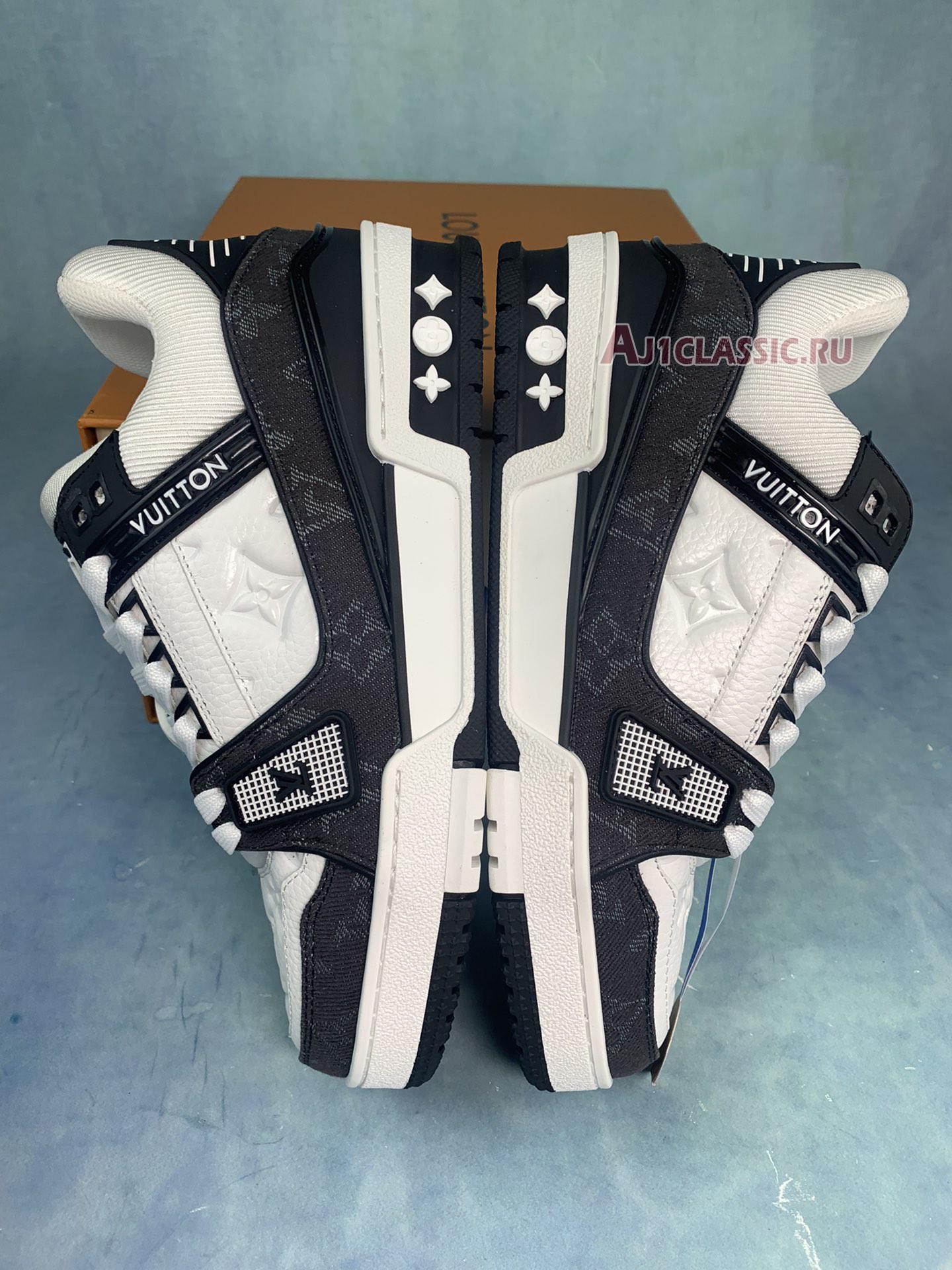 New Louis Vuitton Trainer Low "White Black" 1A9JGB Shoes