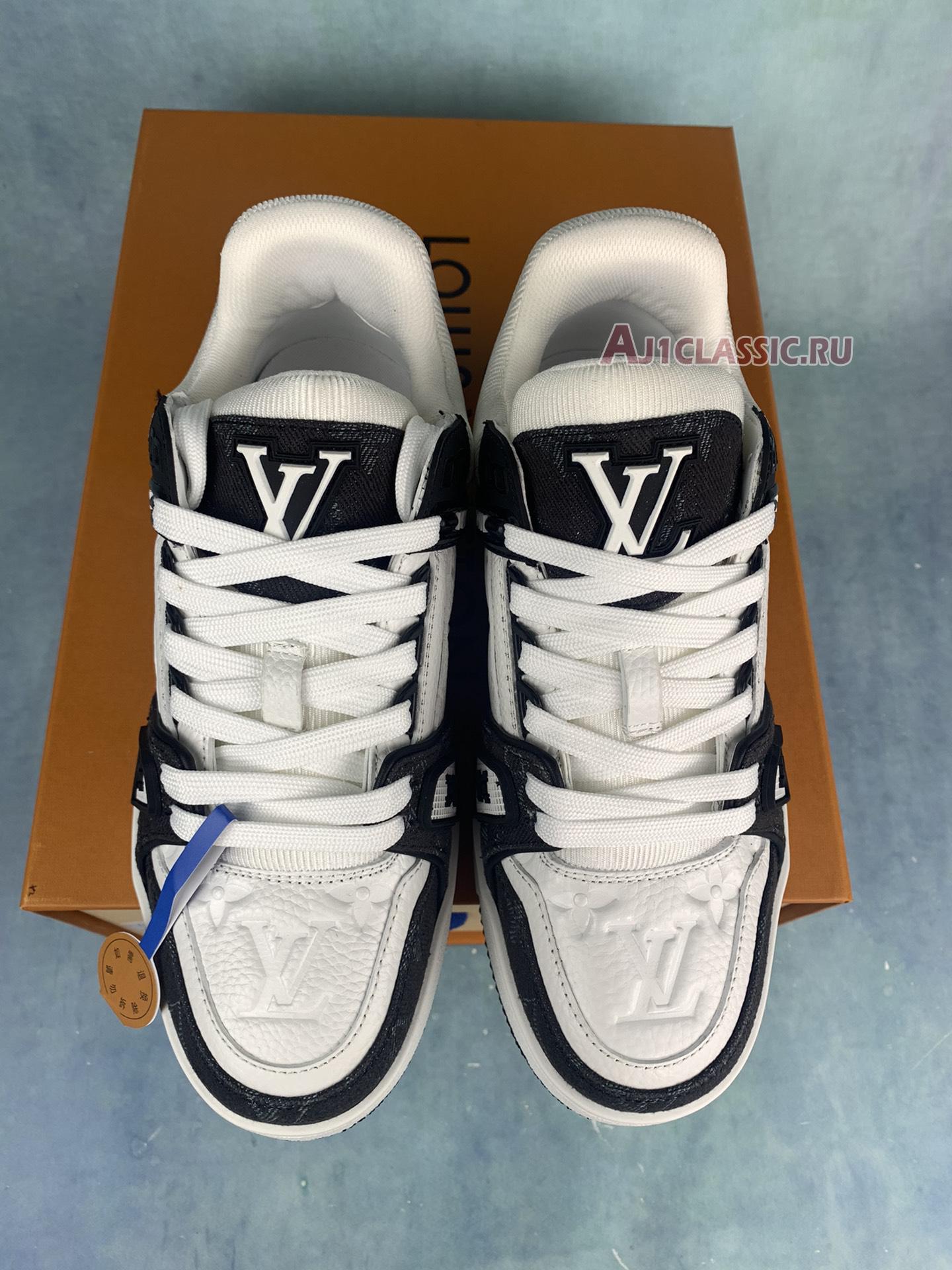 New Louis Vuitton Trainer Low "White Black" 1A9JGB Shoes