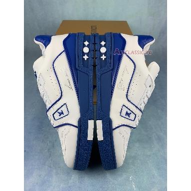 Louis Vuitton Trainer White Blue Signature 1A8SJV White/Blue Sneakers