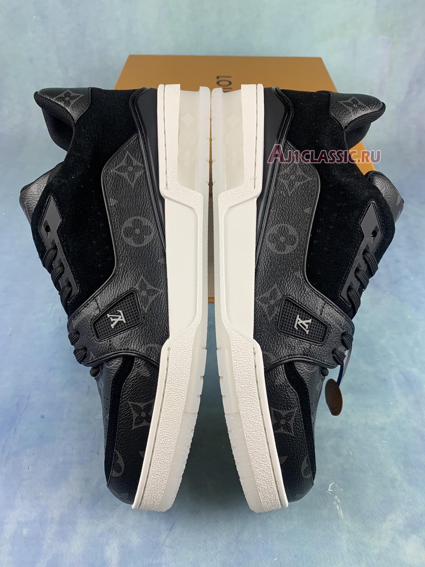 Louis Vuitton Trainer Low "Black Monogram" 1A8PUA