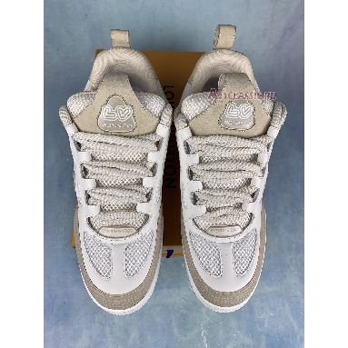 Louis Vuitton LV Skate Sneaker Beige White 1AARQH Beige/White Mens Womens Shoes