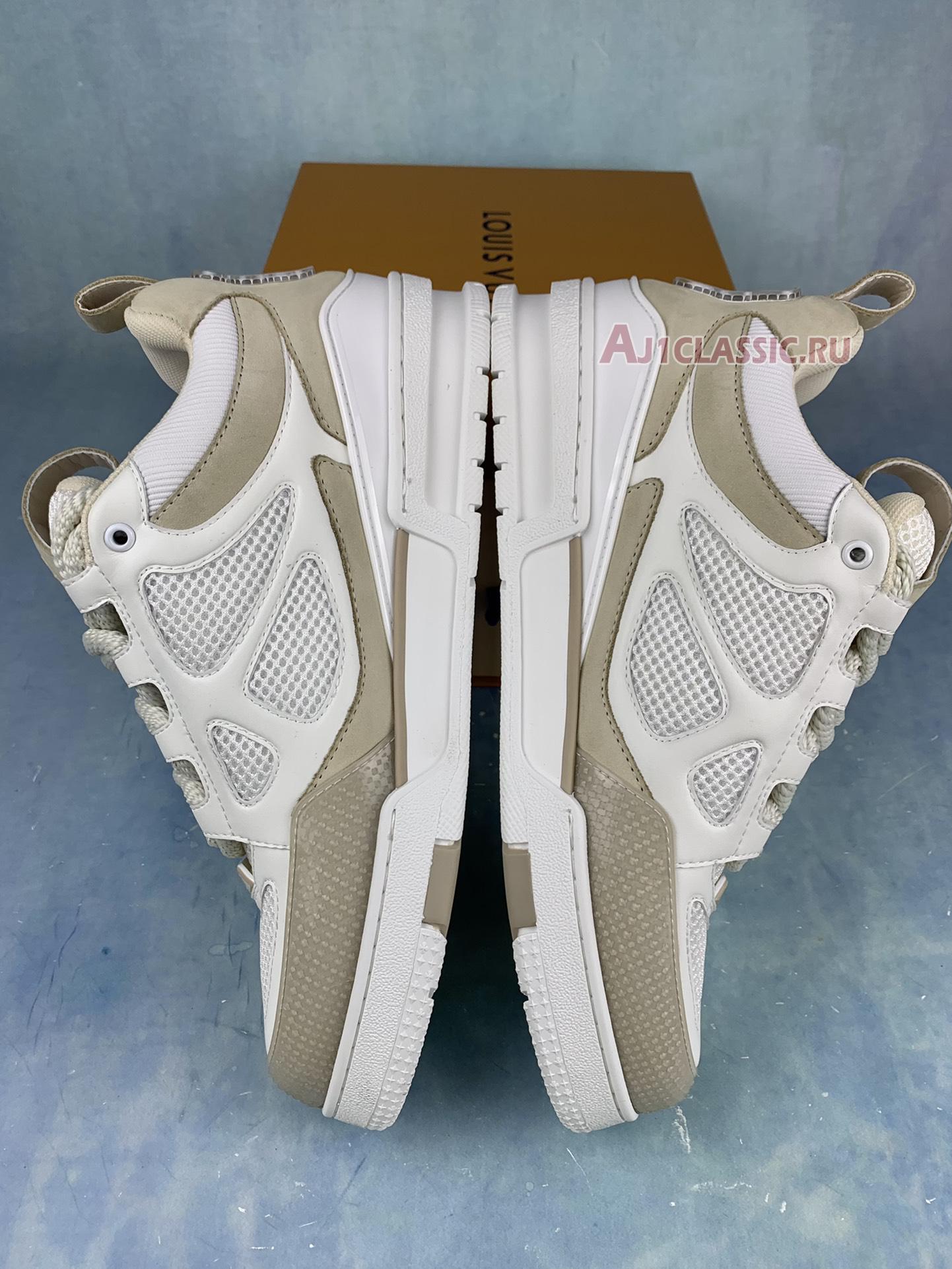 New Louis Vuitton LV Skate Sneaker "Beige White" 1AARQH Shoes