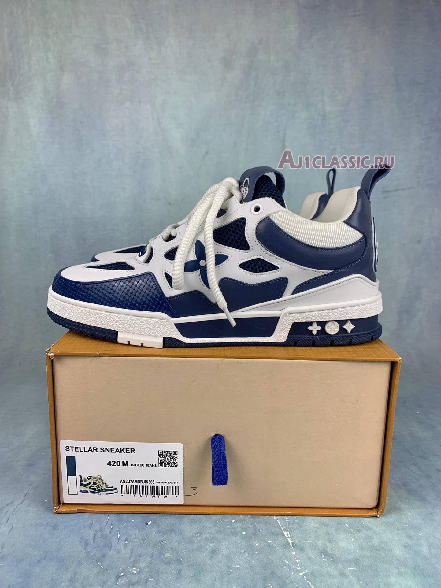 Louis Vuitton LV Skate Sneaker "Marine White" 1AARRL