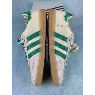 Wales Bonner x Adidas Samba Cream White Bold Green GY4344 Cream White/Bold Green/Easy Yellow Mens Womens Shoes