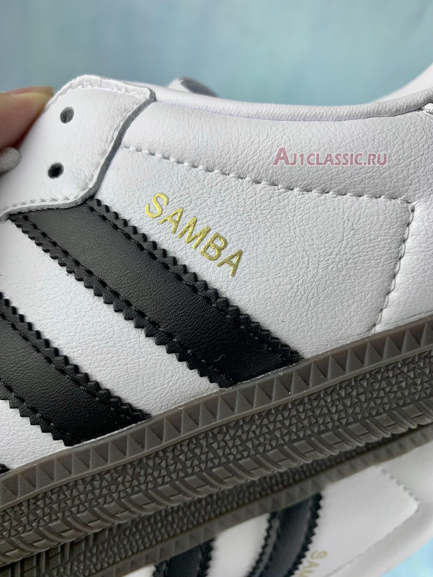 New Adidas Samba OG "White Black Gum" B75806 Shoes