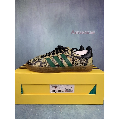 Adidas x Gucci Gazelle Green Snake Pattern IE2262-2 Brown/Green/Black Sneakers