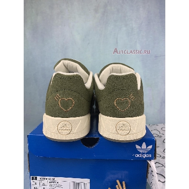 Human Made x Adidas Adimatic Dust Green Cream White HP9914 Dust Green/Cream White/Brown Desert Sneakers