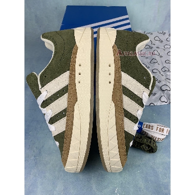 Human Made x Adidas Adimatic Dust Green Cream White HP9914 Dust Green/Cream White/Brown Desert Sneakers