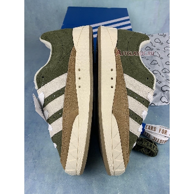 Human Made x Adidas Adimatic Dust Green Cream White HP9914 Dust Green/Cream White/Brown Desert Sneakers