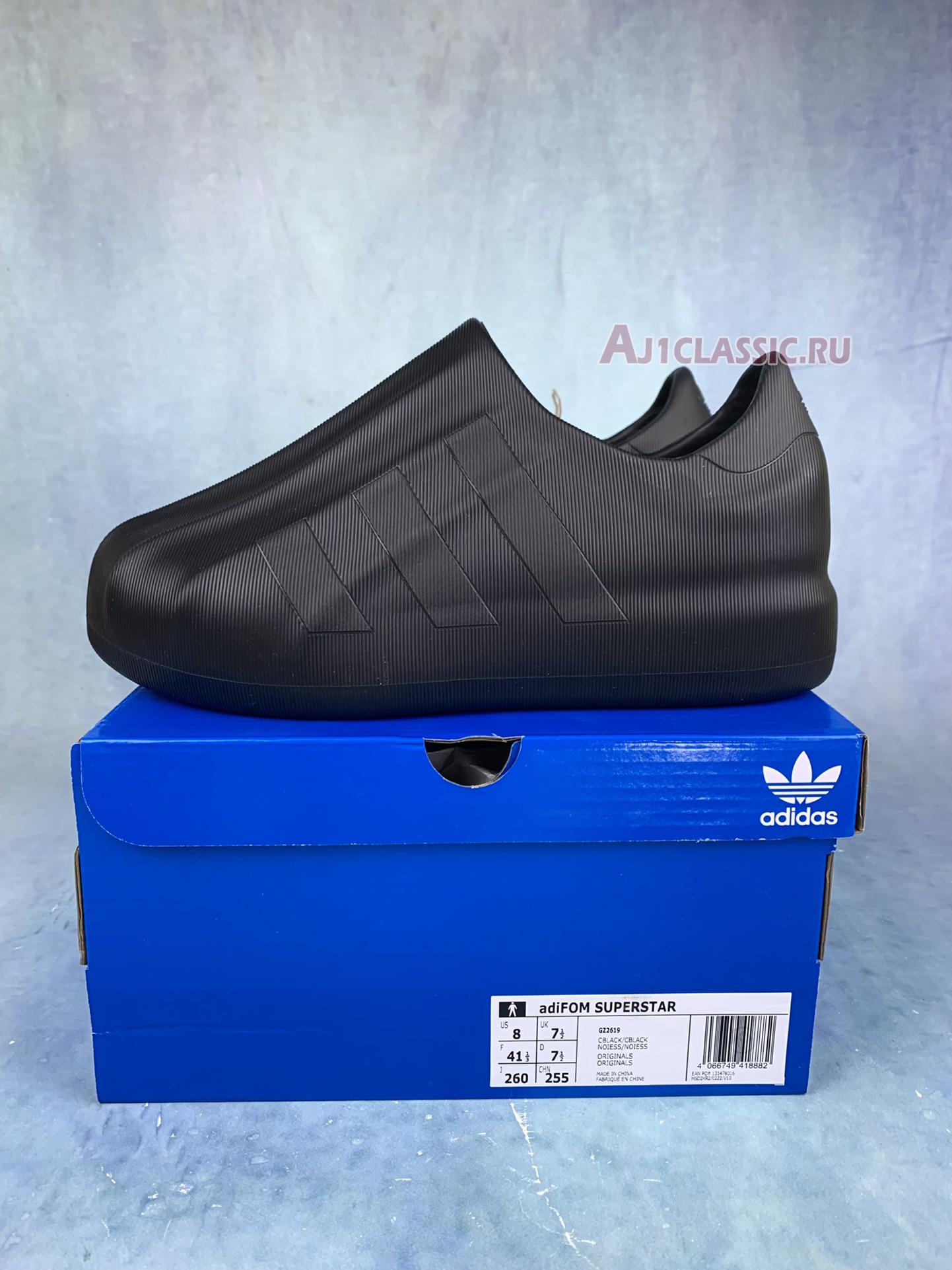 New Adidas adiFOM Superstar "Triple Black" GZ2619 Shoes