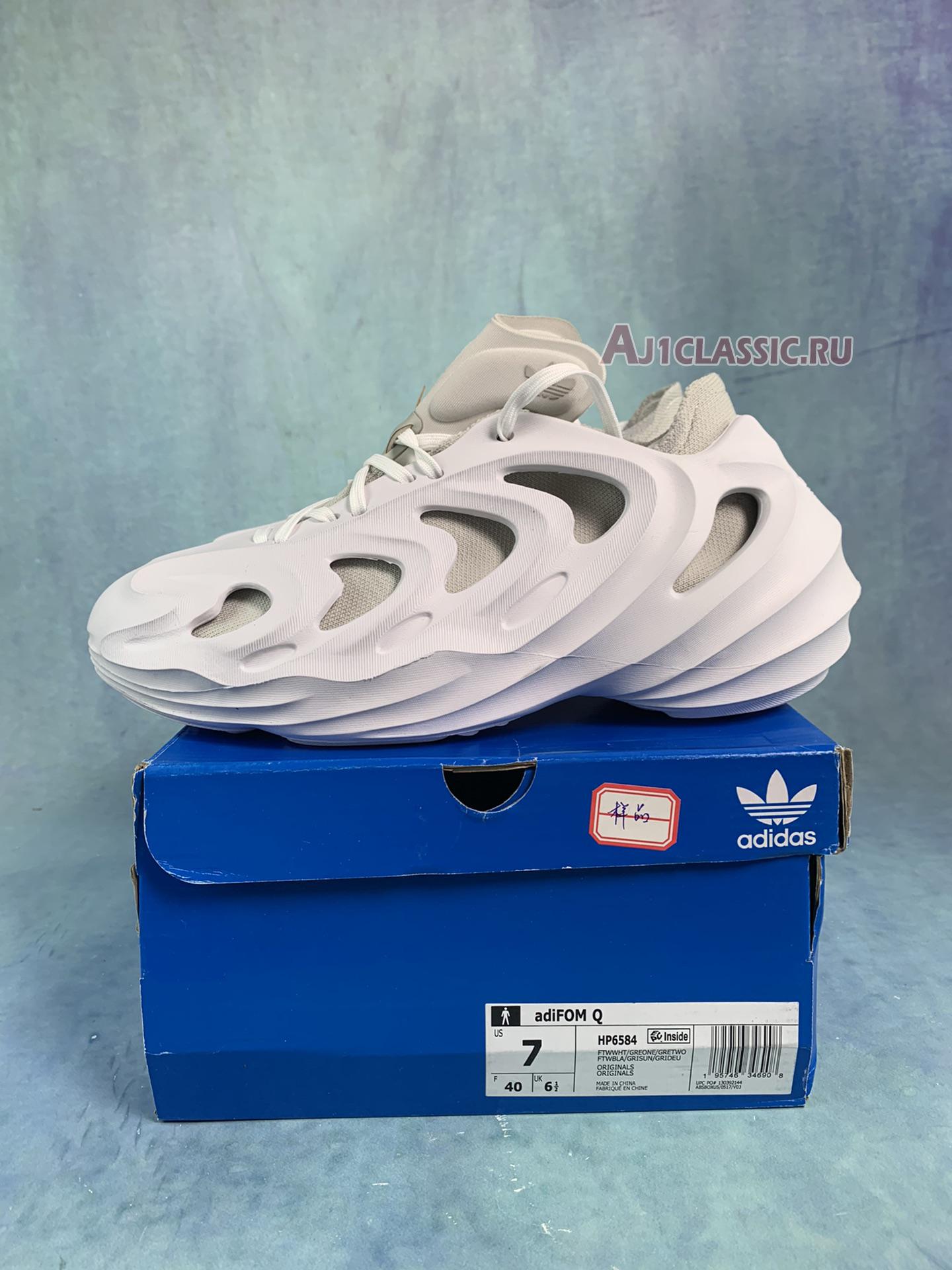 New Adidas adiFOM Q "Footwear White Grey" HP6584 Shoes