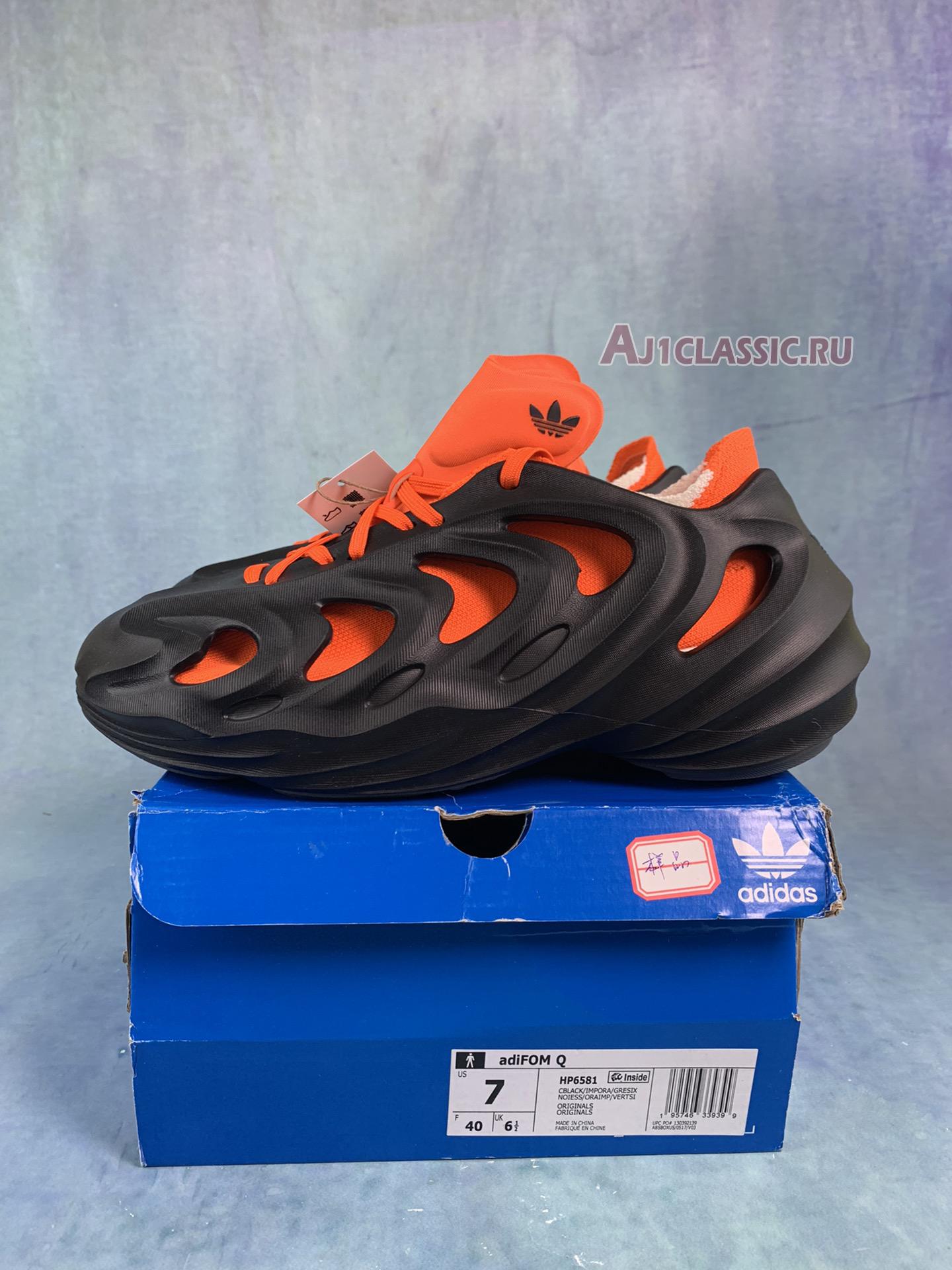 New Adidas adiFOM Q "Black Imperial Orange" HP6581 Shoes