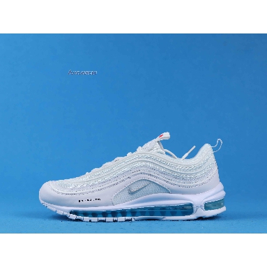 MSCHF x INRI x Nike Air Max 97 Jesus Shoes Custom 921826 101-JESUS White/Blue Sneakers